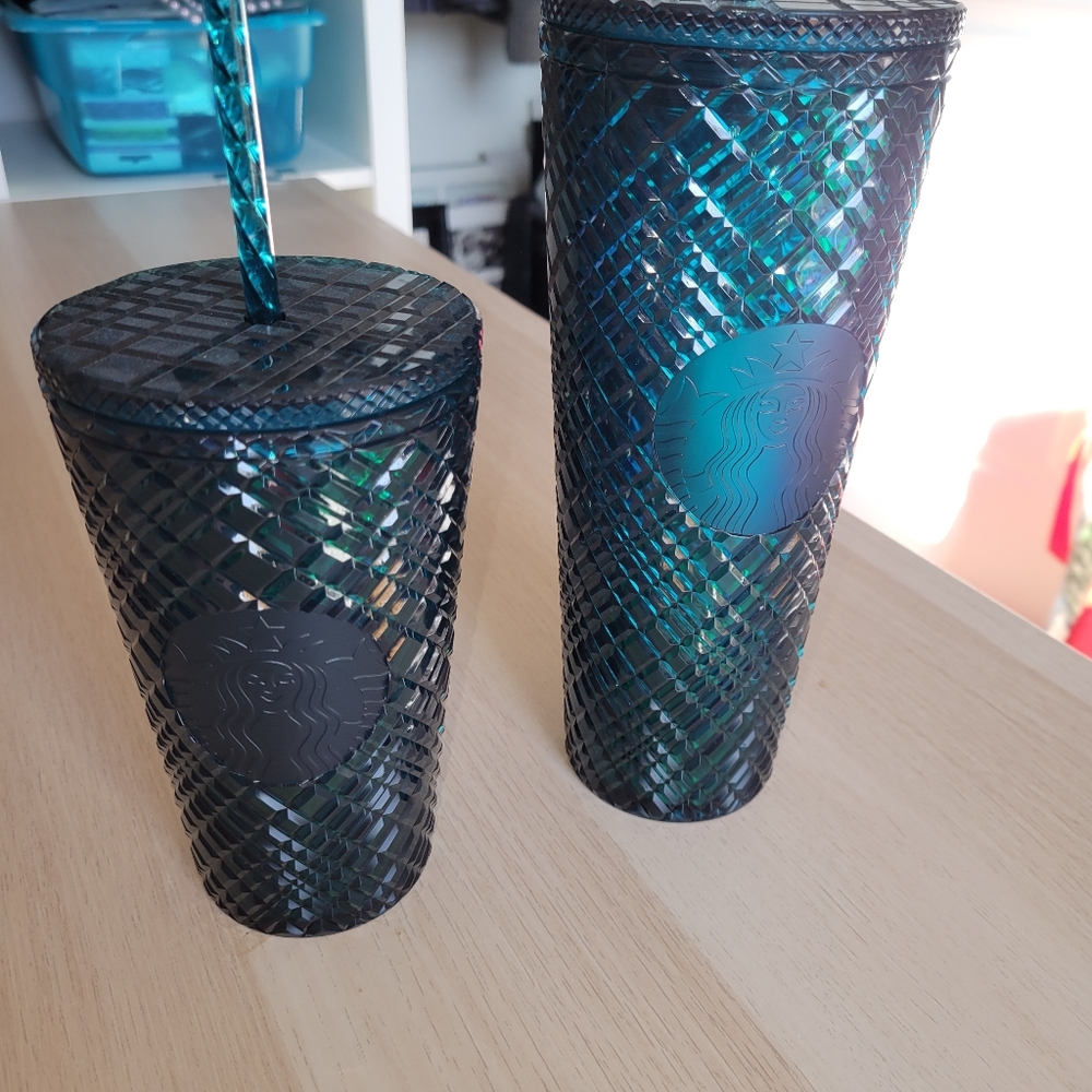 Teal blue starbucks jewel set - Picture 5 of 6